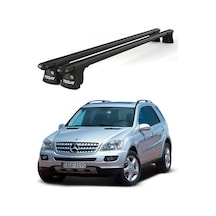 Trio-ı Mercedes-benz M W164 2005-2011 Uyumlu Siyah Kilitli Ara Atkı 135cm Port Bagaj Tavan Barı