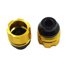 Cbtx Global 2 Çift Motosiklet Modifiye Aksesuarları Düşme Önleyici Fincan Cnc Çarpışma Önleyici Ön Çatal Bardak Altın