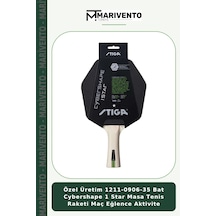 Özel Üretim 1211-0906-35 Bat Cybershape 1 Star Masa Tenis Raketi Maç Eğlence Aktivite