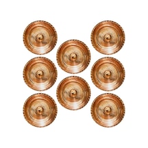 8 Adet Bakır Hamam Tası Bakır