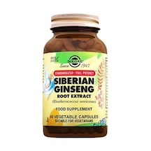 Solgar Siberian Ginseng Root Extract 60 Kapsül
