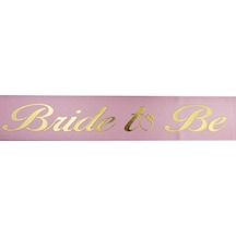 Kuşak Kurdela Brıde To Be Pembe Altın Pk:1.5 Mt +3