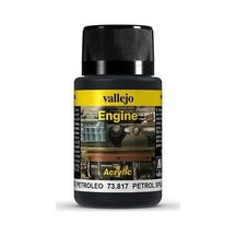 40 Ml. Akaryakıt Dökülmeleri Motor Yüzeyi Efekti Boyası, Vallejo 73817 Standart