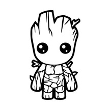 Groot Sticker 15 10 Cm
