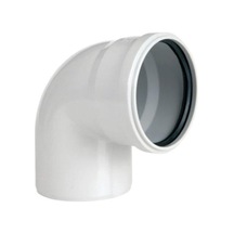 Pvc Kapalı Dirsek 70x87 Beyaz