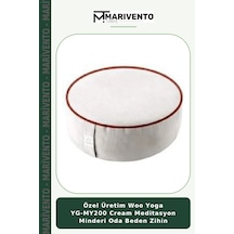 Özel Üretim Woo Yoga Yg-my200 Cream Meditasyon Minderi Oda Beden Zihin Krem