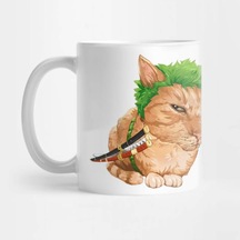 Samuray Kedi - Komik Kupa Bardak Çok Renkli