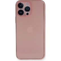 Apple İphone 14 Pro Kılıf Pp Ultra İnce Kapak - Pembe Çok Renkli