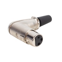 Canon Fiş Dişi 90 Derece L Tip Xlr Jack Fiş N11.130