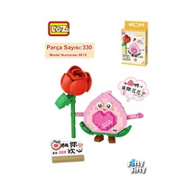 Loz Micro Block Serisi Sevimli Çiçek 330 Parça Oyuncak Yapım Seti Fflz-8818