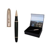 Genève Lüks Ve Ergonomik Dolma & Tükenmez Kalem Sigma Serisi Alman M Uç, Altın Kaplama, Mavi Mürekkep Evrensel Refill, Premium Hediye Kutulu Tükenmez Kalem, L'doré