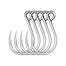 Vkemall Deniz Balıkçılığı İçin Yüksek Karbon Çelik Telli İğneler 4 Numaralı, 20 Adet Paket