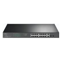 Tp-lınk Tl-sg1218mp 16 Port Gıgabıt+ 2x1gb Rj45/2xsfp Combo 250 Metre Poe Mesafe 250w Rackmount Swıt