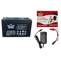 Ortec 12v 7ah Akü Ve 1 Ah Şarj Aleti