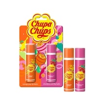 Chupa Chups Lip Balm 2 Li Dudak Bakım Kremi 4gr - Çilek Ve Portakal