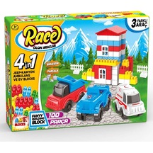 Asya Oyuncak Ant Blocks 100 Parça City Set Ant011