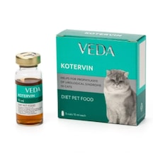 Vedavet Kotervin 3x10 Ml Kedi & Köpek İdrar Yolu Damlası - Kum Dökme Ve Sistit İçin