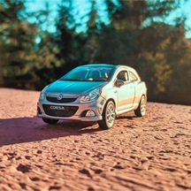 Welly Metal Opel Corsa Çek Bırak Model Araba Opel