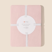 Soft Basic Çift Kişilik Düz Kenar Saten Çarşaf - Gülkurusu - 240x260 Cm Çok Renkli