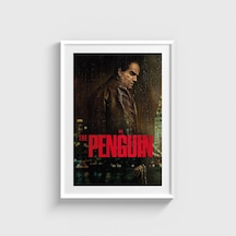 The Penguin Dizi Posteri Tablo Çerçeveli Poster Duvar Dekorasyonu Beyaz Çerçeveli Tablo Beyaz Çerçeveli Tablo Dn11d542beyaz