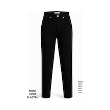 Miss Poem Kadın Siyah Yüksek Bel Mom Fit Jean Pantolon