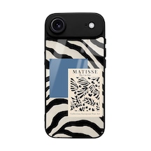 Apple Uyumlu iPhone 17 Air Uyumluzebra Matısse Tasarımlı Glossy Telefon Kılıfı Çok Renkli