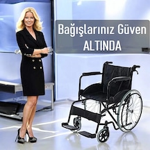 Ekonomik Müge Anlı Bağışa Uygun Tekerlekli Sandalye