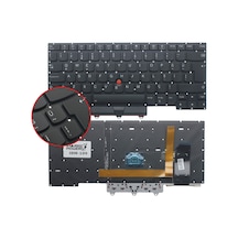 Lenovo Uyumlu ThinkPad E14 V185920AK1 TR Klavye Işıklı (Siyah TR) (Pars Power) Siyah - Işıklı 630724