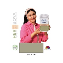 Stella Serisi Yeni Nesil Yüzey Dönüşüm Boyası - Vizon Gri Diğer