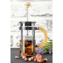 Lüx Cam 350 Ml French Press Siyah Çok Renkli