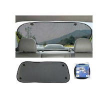Carub Vantuzlu Arka Cam Perdesi Trapez Siyah Cam Güneşliği N11.993