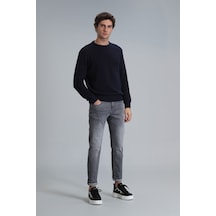 Lufian Stef Smart Jean Erkek Pantolon Slim Fit Açık Gri Açık Gri 111200174100180 Açık Gri