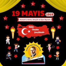 19 Mayıs Atatürk Ü Anma Gençlik Ve Spor Bayramı Okul Panosu Diğer