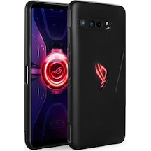 Asus Rog Phone 3 Matte Serisi Silikon TPU Kılıf - Siyah AL3367