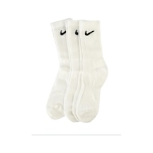 Nike Çorap - Everyday Cush Crew 3 Pr - Sx7664-100 Beyaz