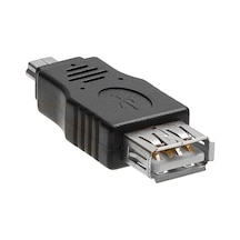 Usb 2.0 Dişi - Mini Usb 5pin Erkek Adaptör Otg İşlevi