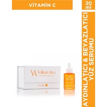 Volkan Ates Natural & Beauty Aydınlatıcı & Beyazlatıcı Yüz Serumu Vitamin C Cam Şişe 30 ML