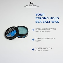 Wax Saç Şekillendirici Wax Sea Salt Pomade Deniz Tuzlu Güçlü Tutuş - 120 Ml