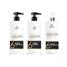 Elose Maxipure Keratin Şampuan 1 L + Saç Kremi 1 L + Saç Bakım Sütü 250 ML