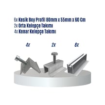 2 Panelli Trapez - Sandviç - Ahşap Çatı Üzeri Solar Montaj Seti