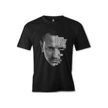 Linkin Park  Chester Baskılı Siyah Erkek Tshirt 001