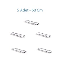 Ekol Yedek Nemli Mop Paspas Başlığı Beyaz 5 Adet 60 CM