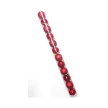 3 Cm 12 Li Kırmızı Boru Top Yılbaşı Süsleme Seti