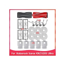 Saros 10r/g20s Ultra Aksesuarları: 2 Ana Fırça, 4 Yan Fırça, 5 Toz Torbası, 4 Hepa Filtre, 6 Paspas - Yongtao