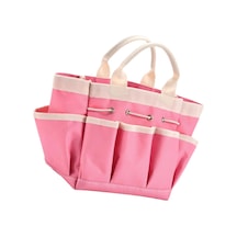 Homyl Bahçe Aleti Saklama Çantası Elektrikçi Bahçıvan Pembe S Pembe