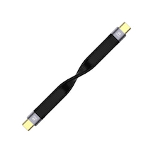 Esnek Kısa Hatlı Usb3.1 Uzatma Kablosu Tam Fonksiyonlu Veri Kablosu 10 Gbps Pd Hızlı Şarj 12cm