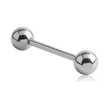 316 Cerrahi Çelik Kıkırdak Helix Tragus Piercingi Beyaz - Siyah
