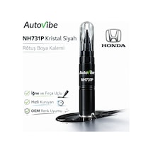 Honda Rötuş Boyası Ve Rötuş Çeliği Seti Kalemi Nh731p Kristal Siyah
