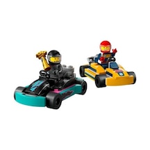 Lego Go-kartlar Ve Yarış Sürücüleri Oyuncak Seti, 5 Yaş Ve Üzeri Eğlenceli Deneyim