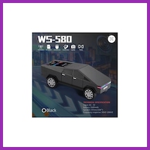 Bezos Wster Ws-580 Music Car Speaker Cybertruck, Led Bty